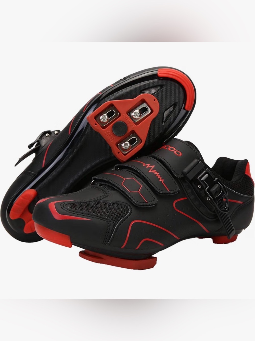 Kescoo Cycling Shoes Women’s 12 Men’s 9.5 EU 44 Peloton Delta Cleats
